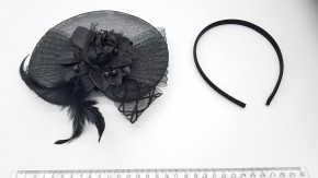 Шляпка W159 черная